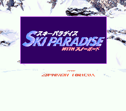 Ski Paradise with Snowboard (Japan)
