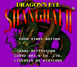 Shanghai II - Dragon's Eye (Europe)