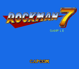 Rockman 7 - Shukumei no Taiketsu! (Japan) (Sample)