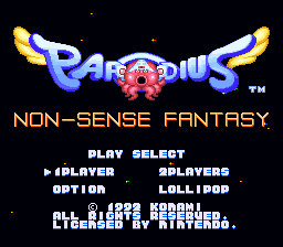 Parodius - Non-Sense Fantasy (Europe)
