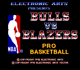 NBA Pro Basketball - Bulls vs Blazers (Japan)