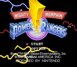 Mighty Morphin Power Rangers (Europe)