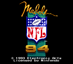 Madden NFL '94 (Europe)