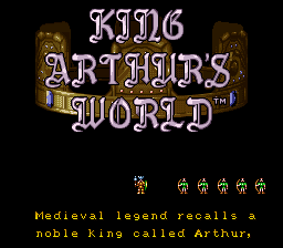 King Arthur's World (Europe)