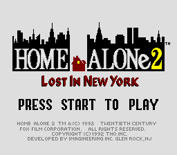 Home Alone 2 - Lost in New York (Europe) on snes