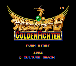 Hiryuu no Ken S - Golden Fighter (Japan)