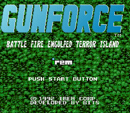 Gunforce - Battle Fire Engulfed Terror Island (Japan)