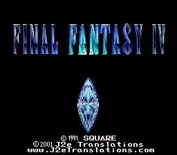 Final Fantasy IV (Japan) (Rev 1) [En by J2e v3.21] [Bug Fix by Deathlike2 v1.0a] (Yang's HP Fix)