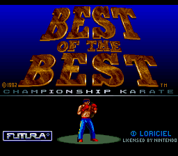 Best of the Best - Championship Karate (Europe) (Beta)