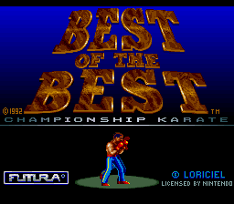 Best of the Best - Championship Karate (Europe) on snes