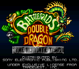 Battletoads & Double Dragon - The Ultimate Team (Europe) on snes