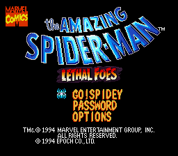 Amazing Spider-Man, The - Lethal Foes (Japan)