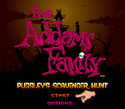 Addams Family, The - Pugsley's Scavenger Hunt (Europe) on snes