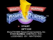 Mighty Morphin Power Rangers on Snes